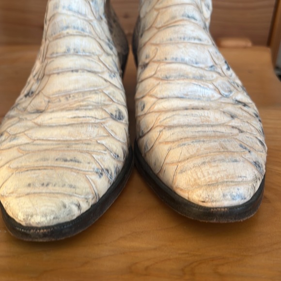 Modern Vice Palo Alto snakeskin booties 40 - Picture 3 of 6